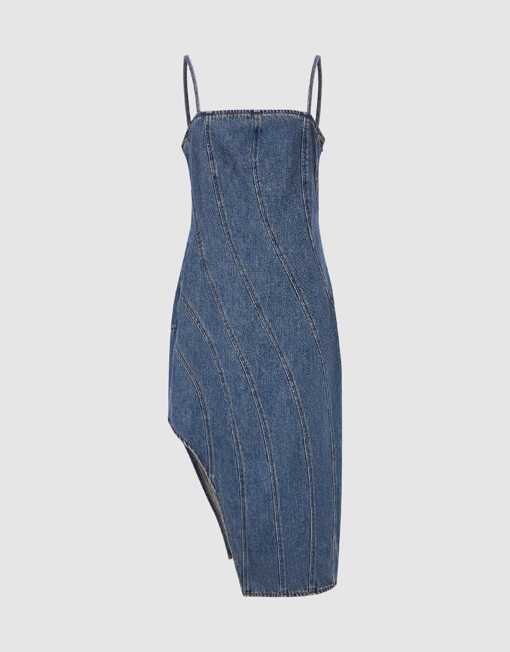 Cami Midi Denim Dress
