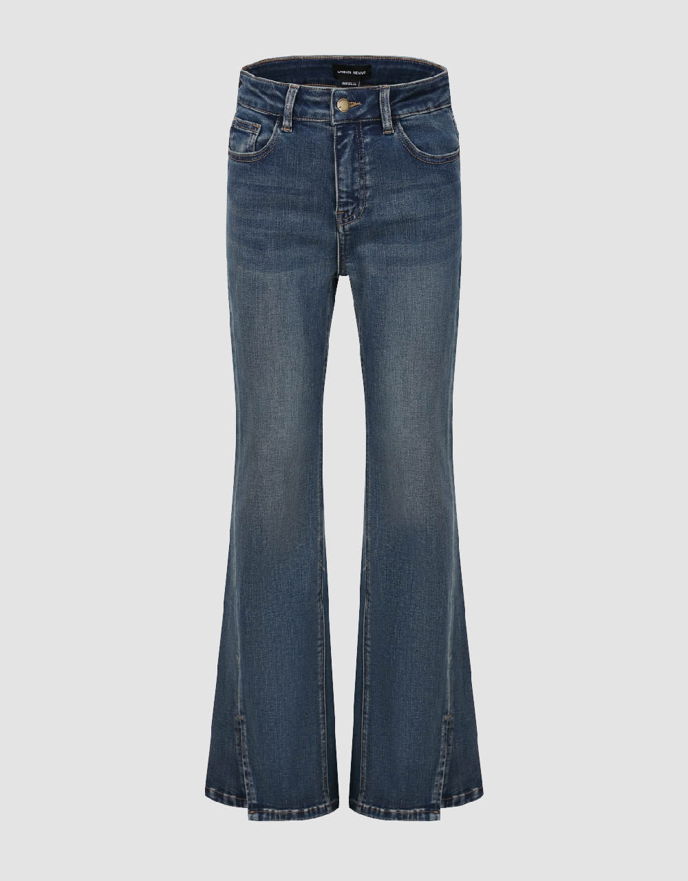 Split Hem Flare Jeans