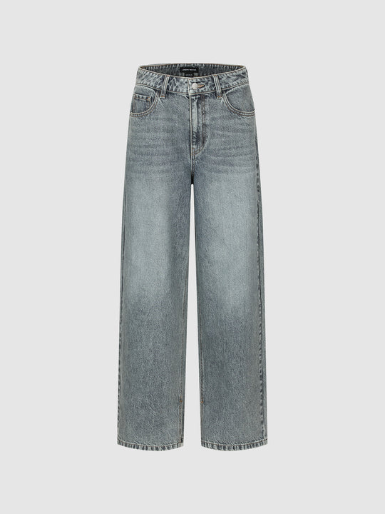 Straight Denim Jeans