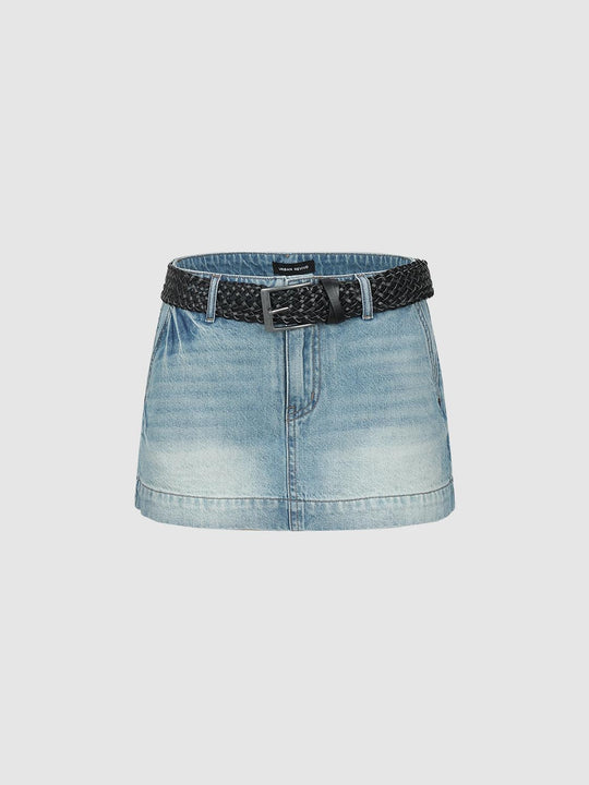 Mini Denim Skirts