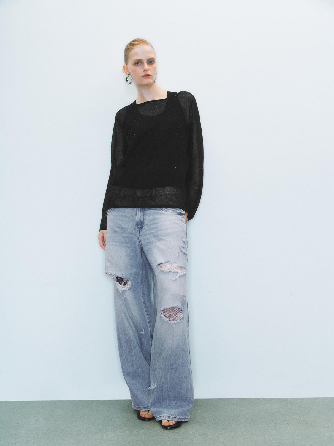 Ripped Denim Jeans