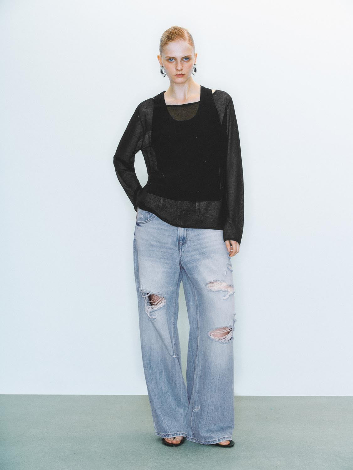 Ripped Denim Jeans