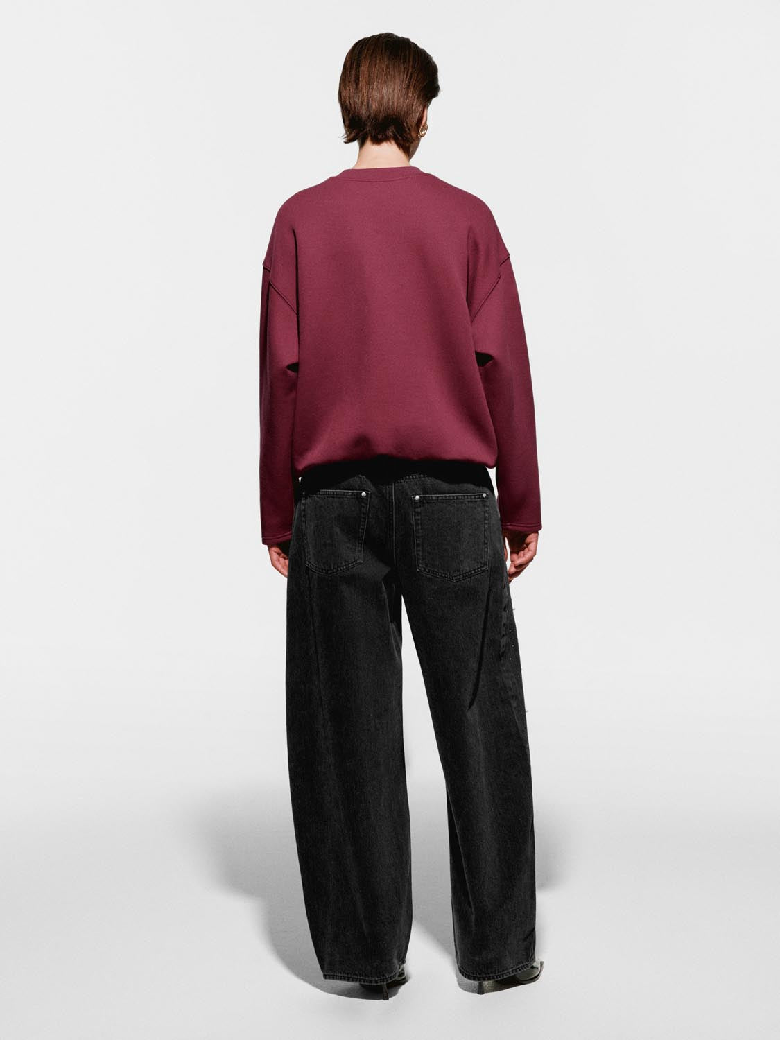 Embellished Barrel Leg Jeans