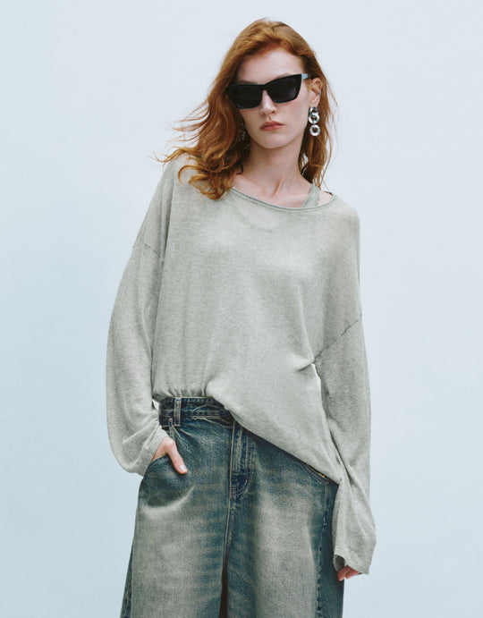 2 In 1 Knitted T-Shirt