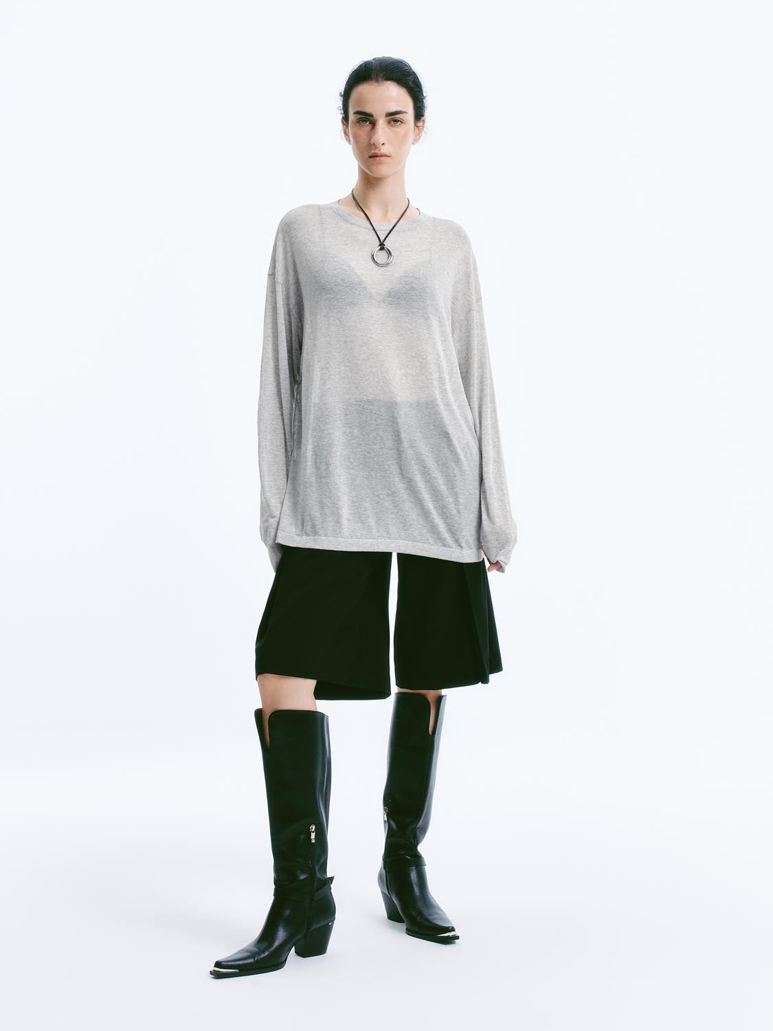 Knitted Long Sleeve T-Shirts