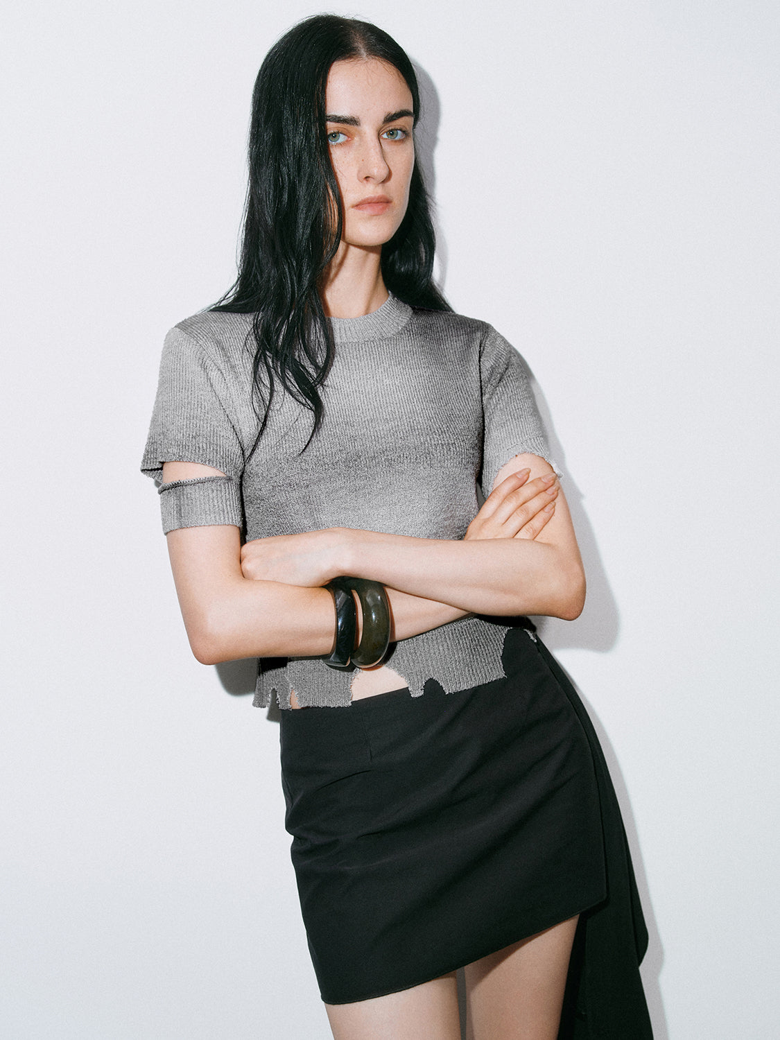 Ripped Knitted T-Shirts