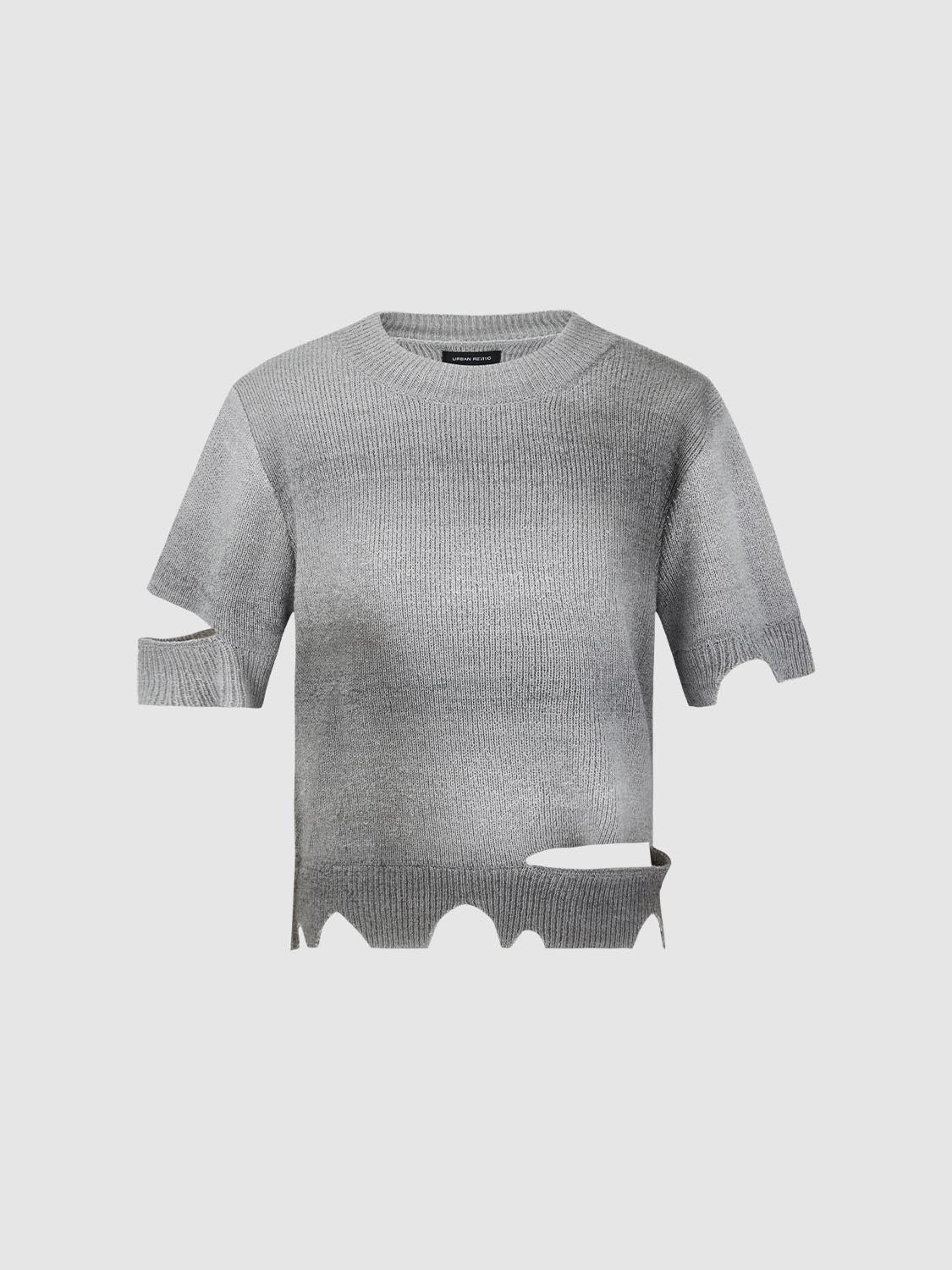 Ripped Knitted T-Shirts