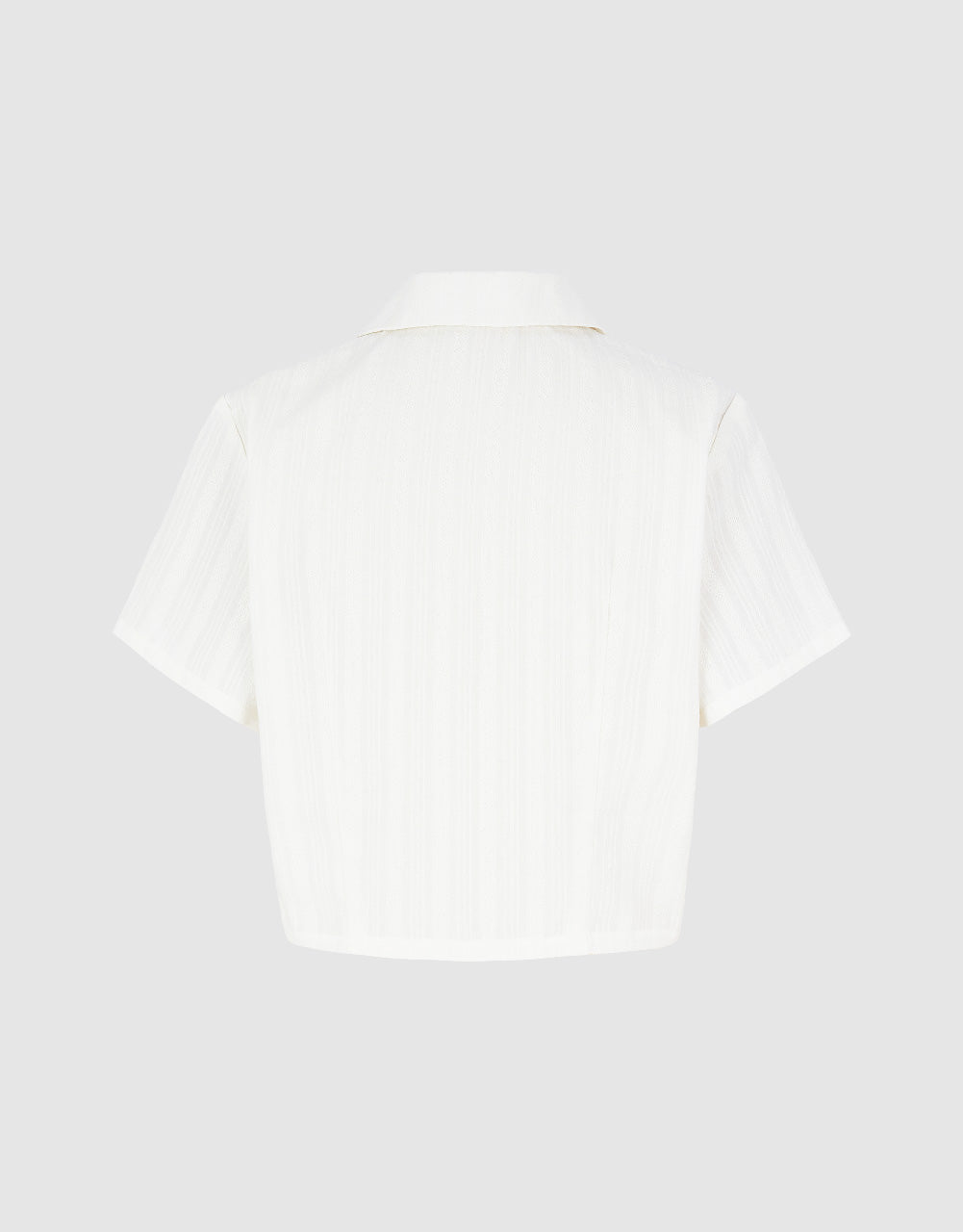 Textured Lapel Shirt