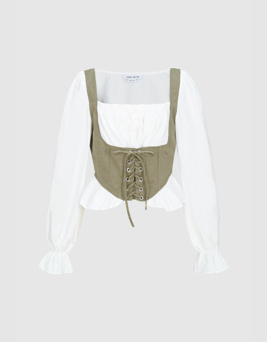 Butterfly Sleeve Overhead Shirt