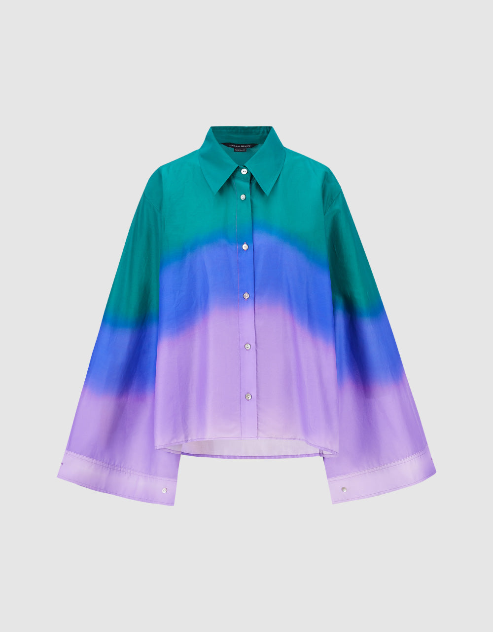 Gradient Color Straight Shirt