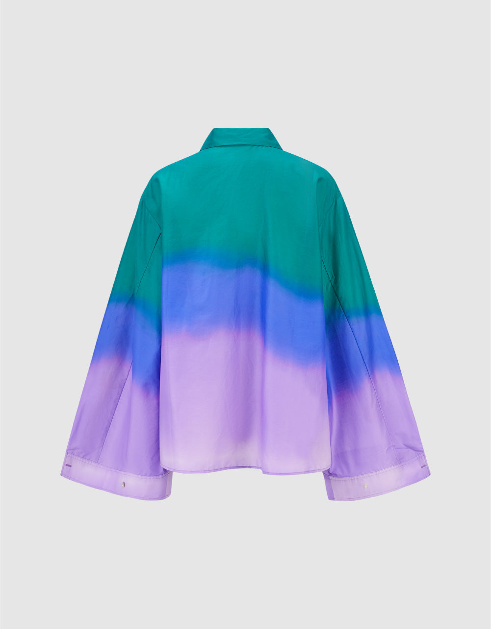 Gradient Color Straight Shirt