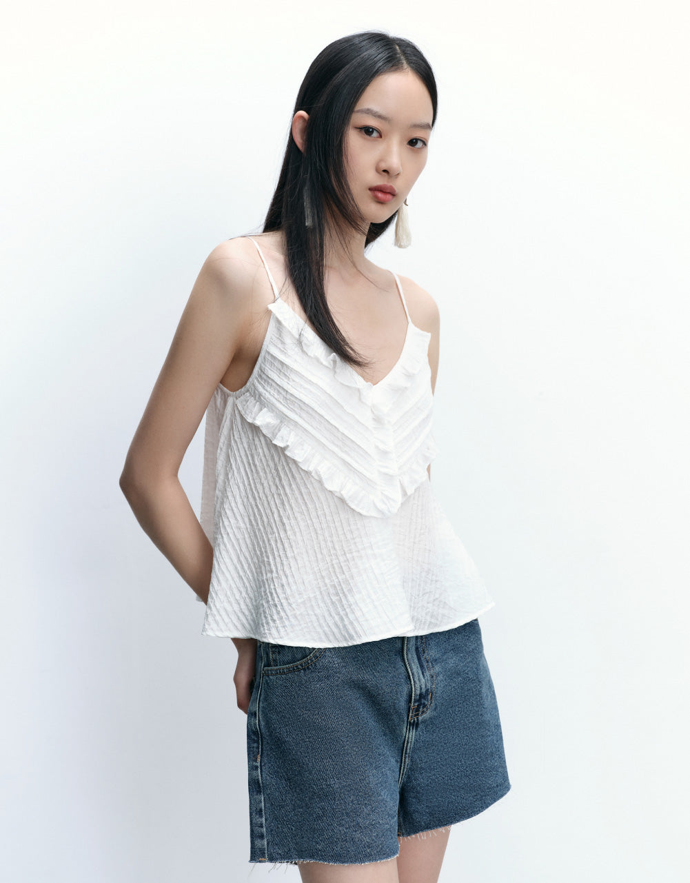 Ruffle Cami Top