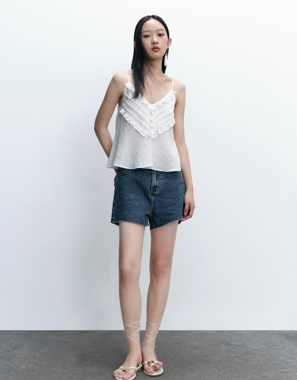Ruffle Cami Top