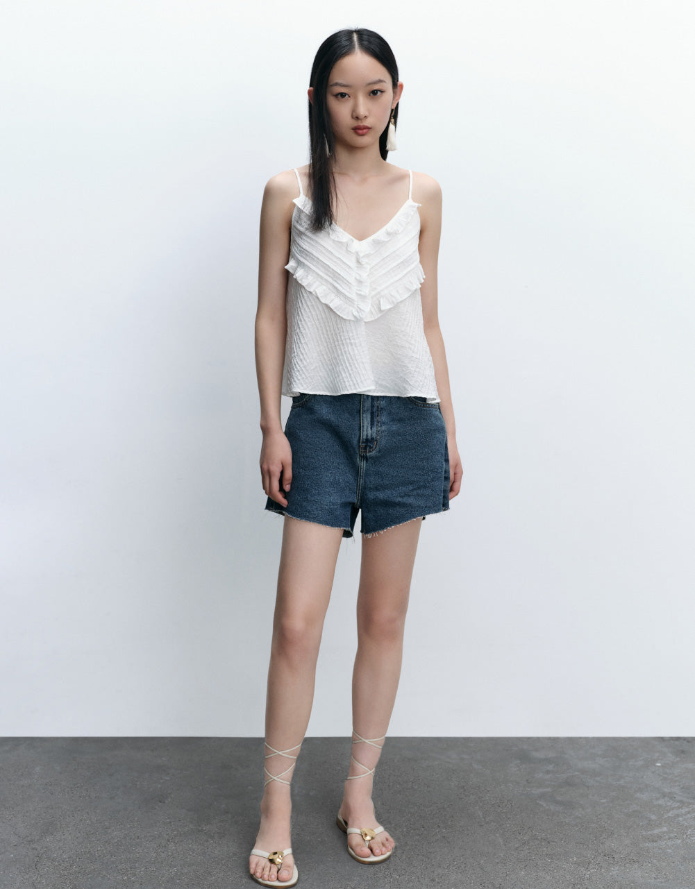 Ruffle Cami Top