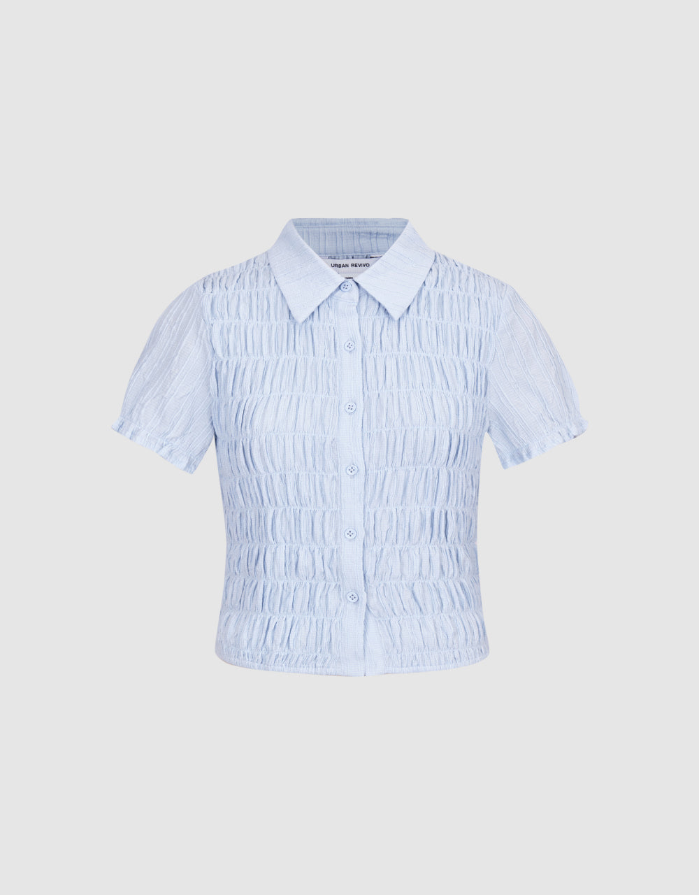 Shirred Skinny Shirt