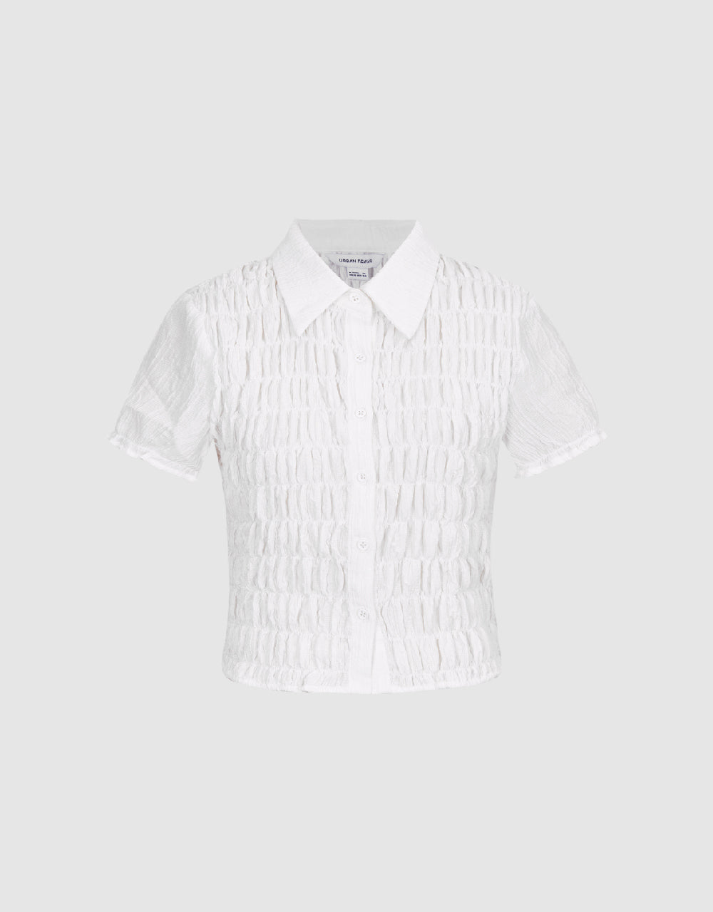 Shirred Skinny Shirt