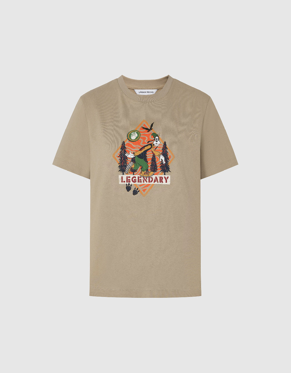 Goofy Printed Crew Neck T-Shirt