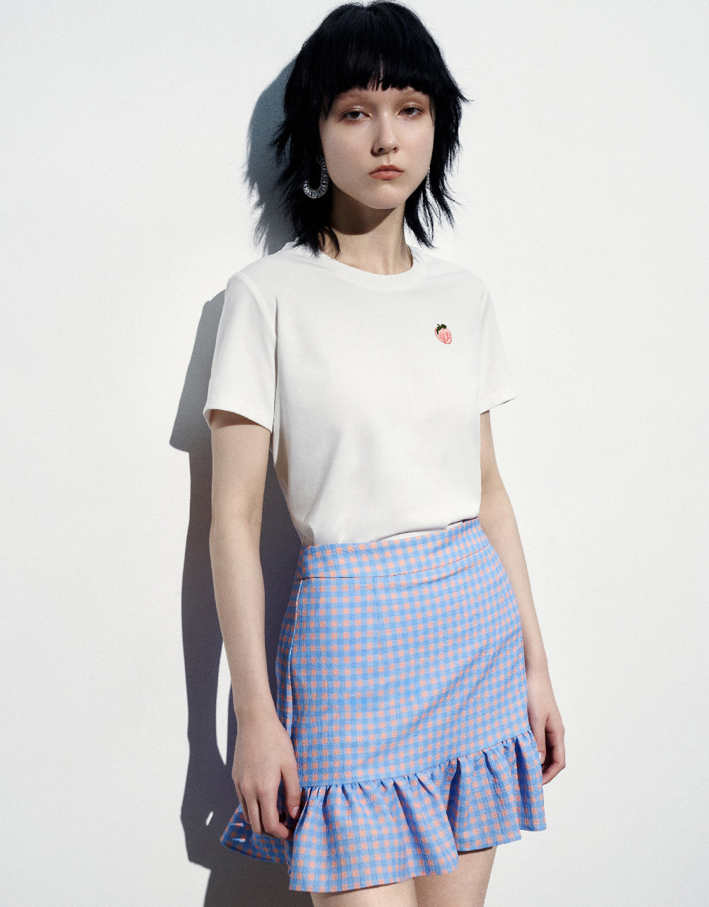 Fruit Printed Crew Neck T-Shirt