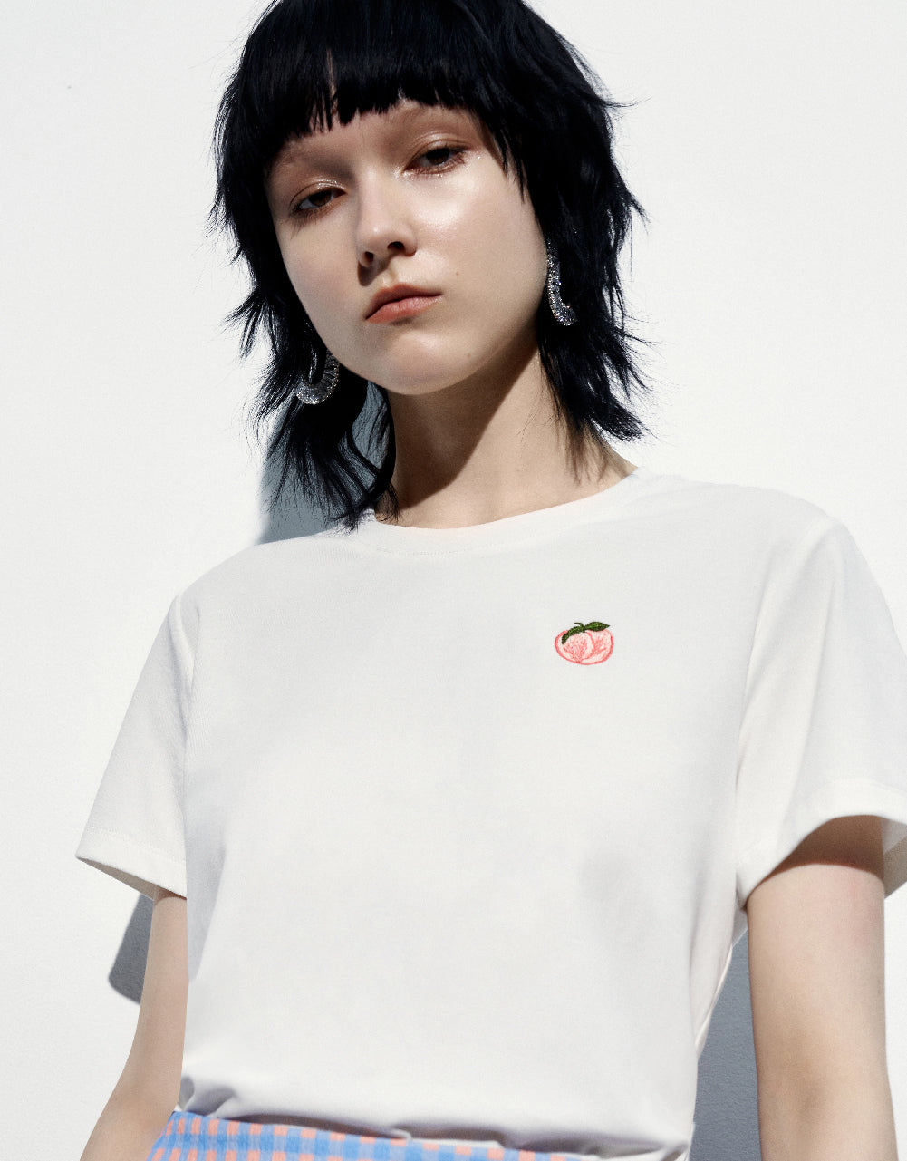 Fruit Printed Crew Neck T-Shirt