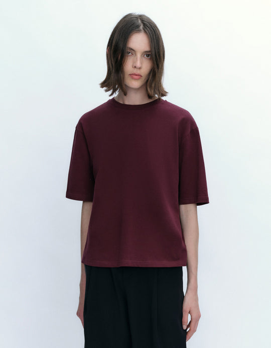 Twist Back Crew Neck T-Shirt