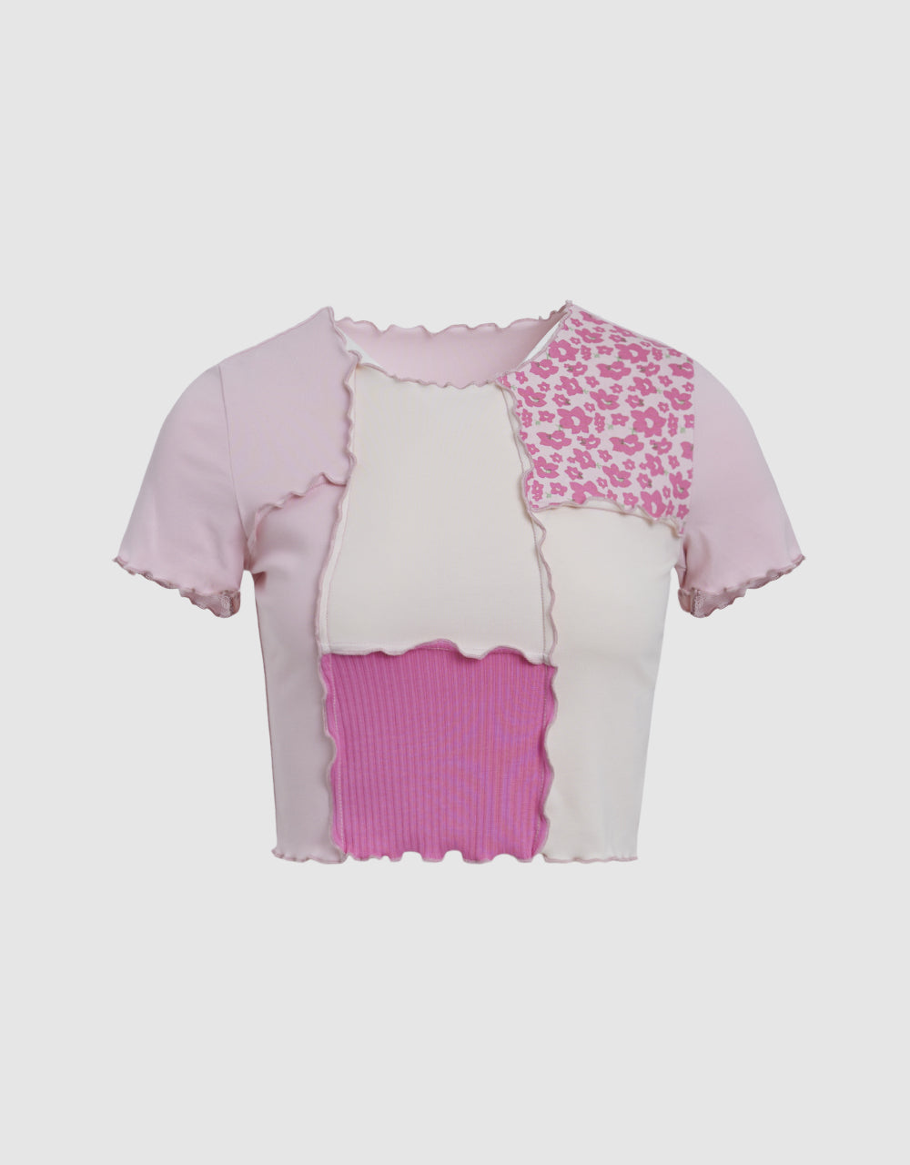 Color Blocks Skinny T-Shirt