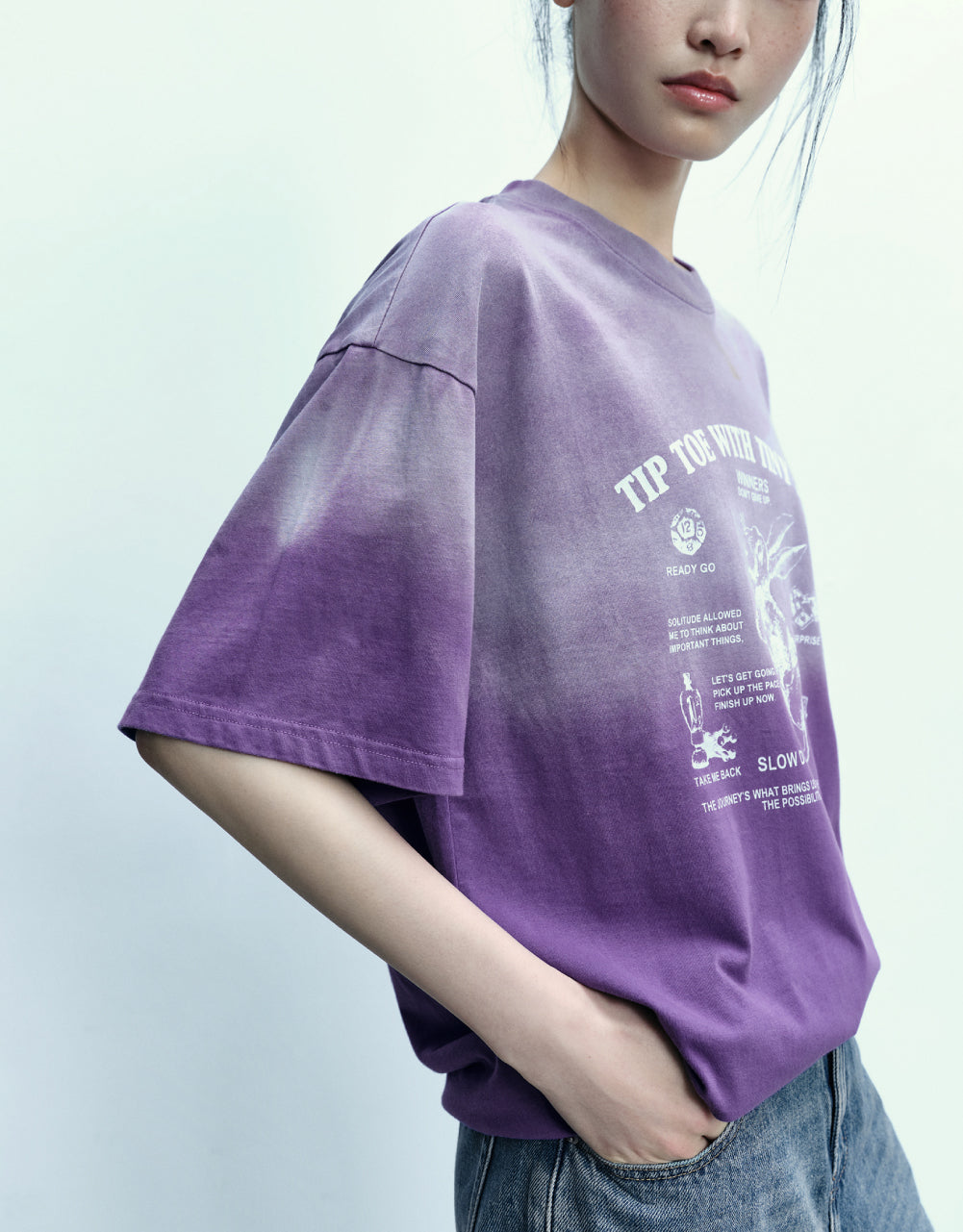 Bunny Graphic Oversized T-shirt