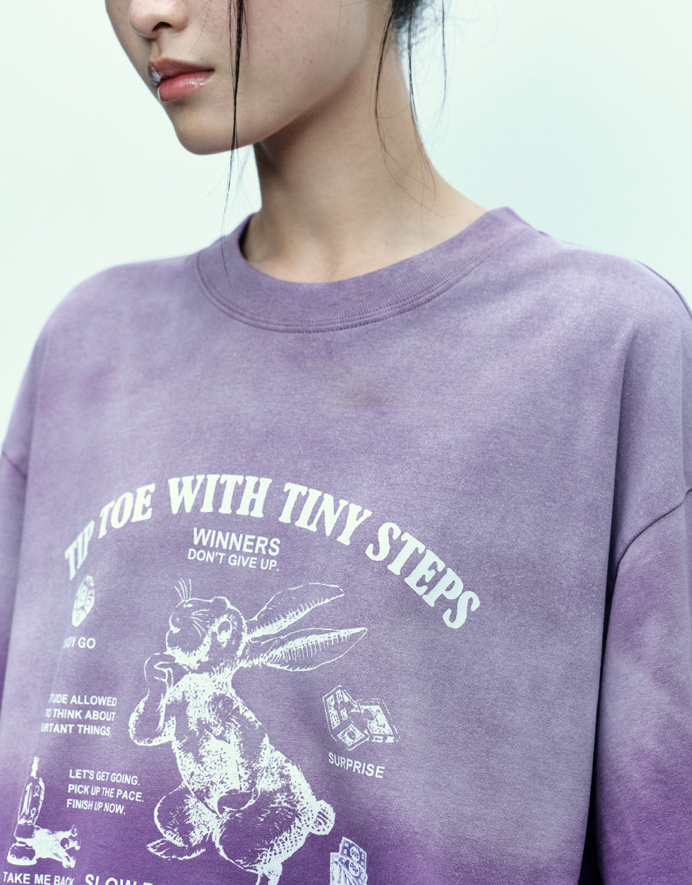 Bunny Graphic Oversized T-shirt