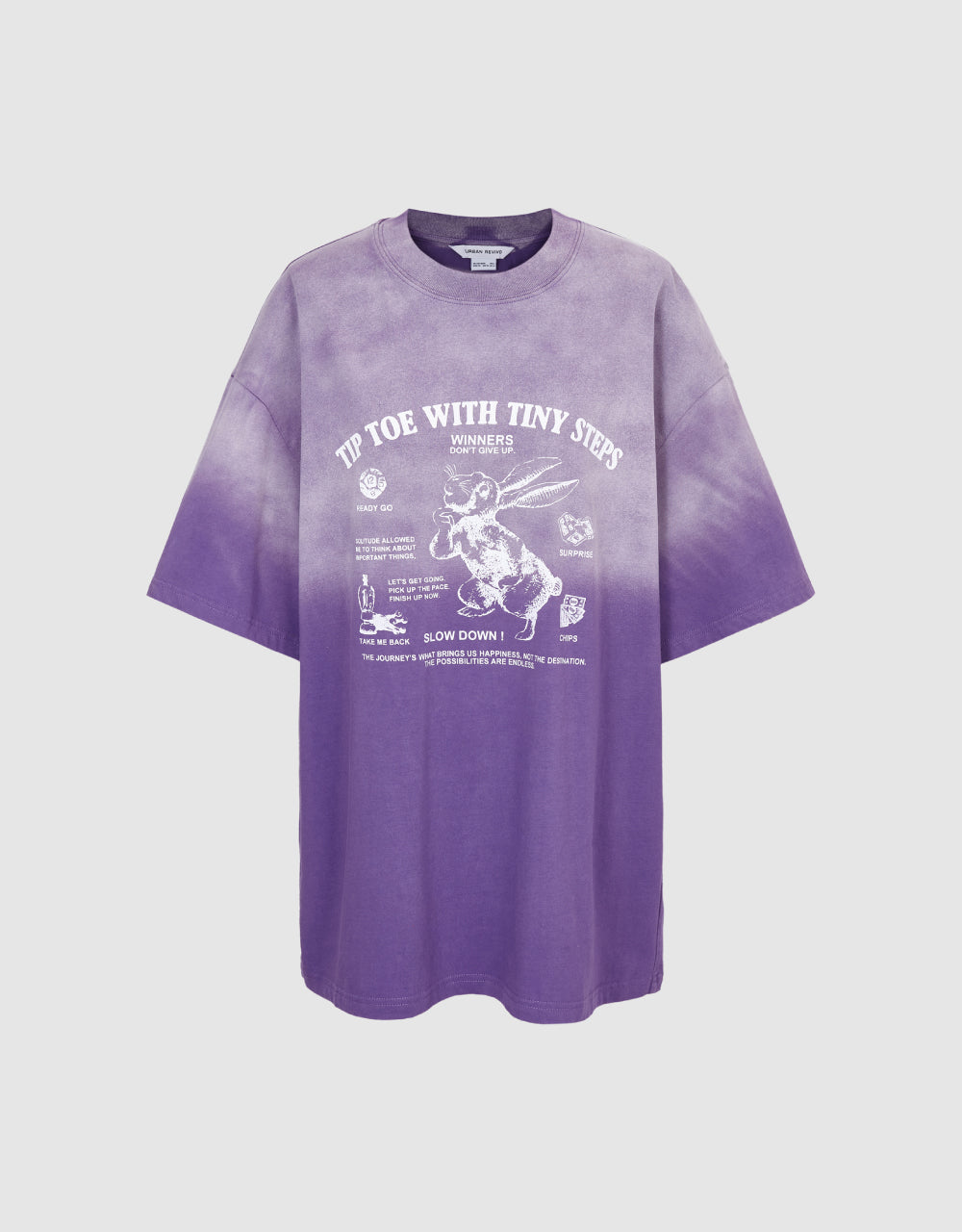 Bunny Graphic Oversized T-shirt