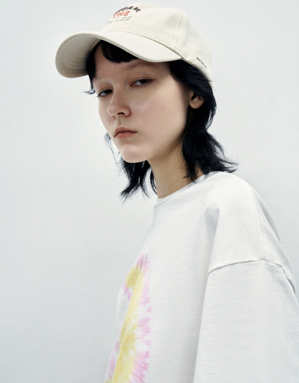 Moon Printed Straight T-Shirt