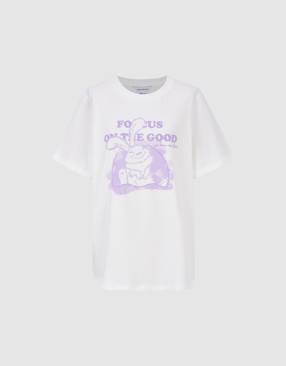 Bunny Printed Crew Neck T-Shirt