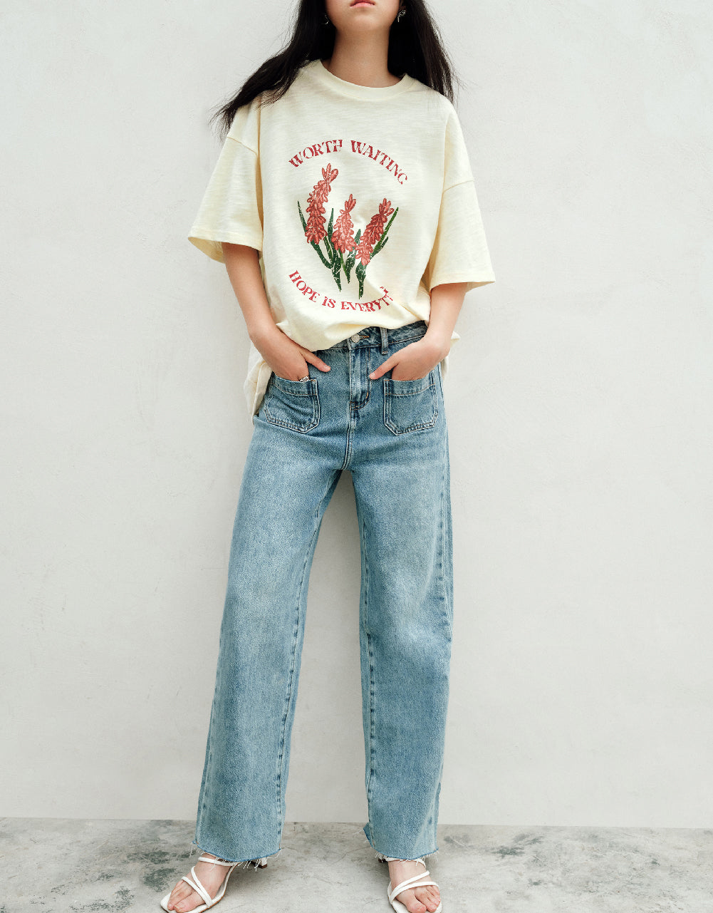 Printed Crew Neck T-Shirt