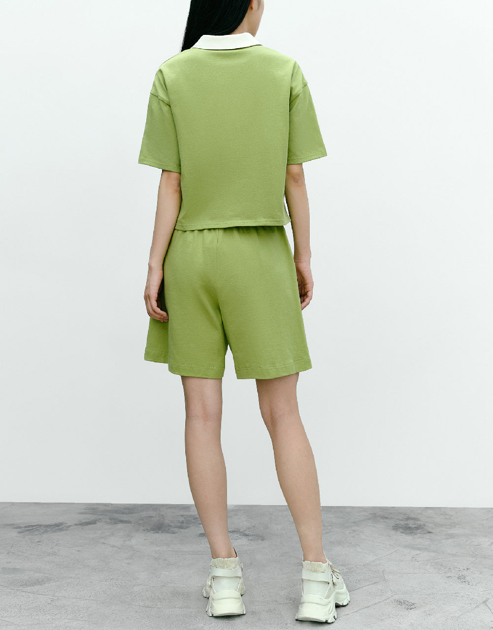 Embroidered Straight Polo T-Shirt