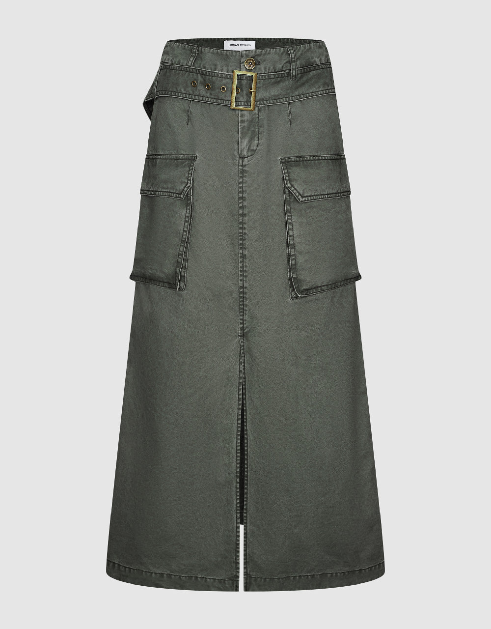 Utilities A-Line Skirt With Belt