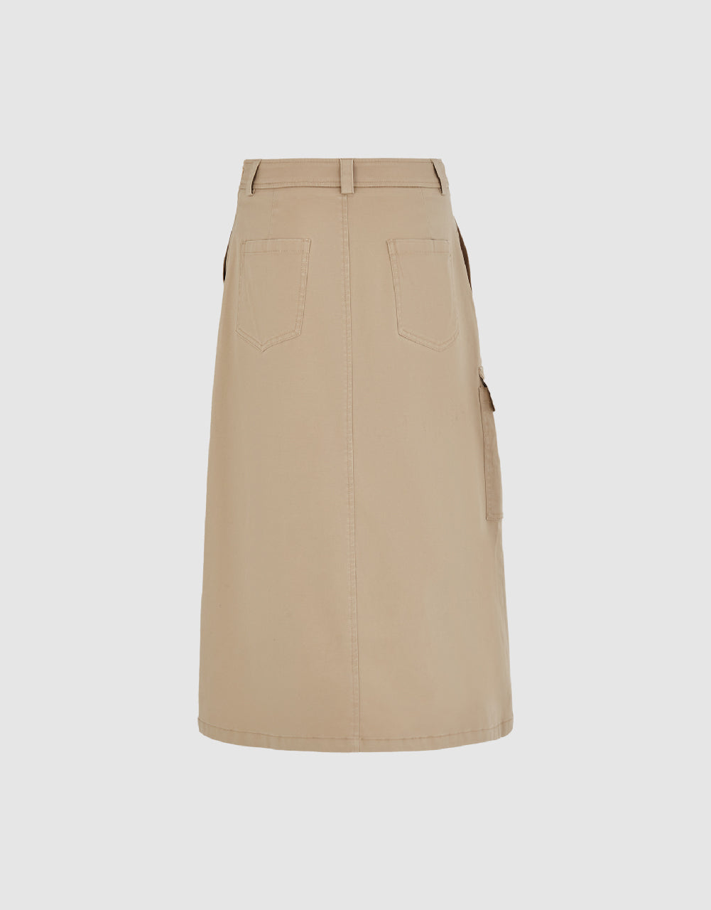 Split Hem A-Line Skirt
