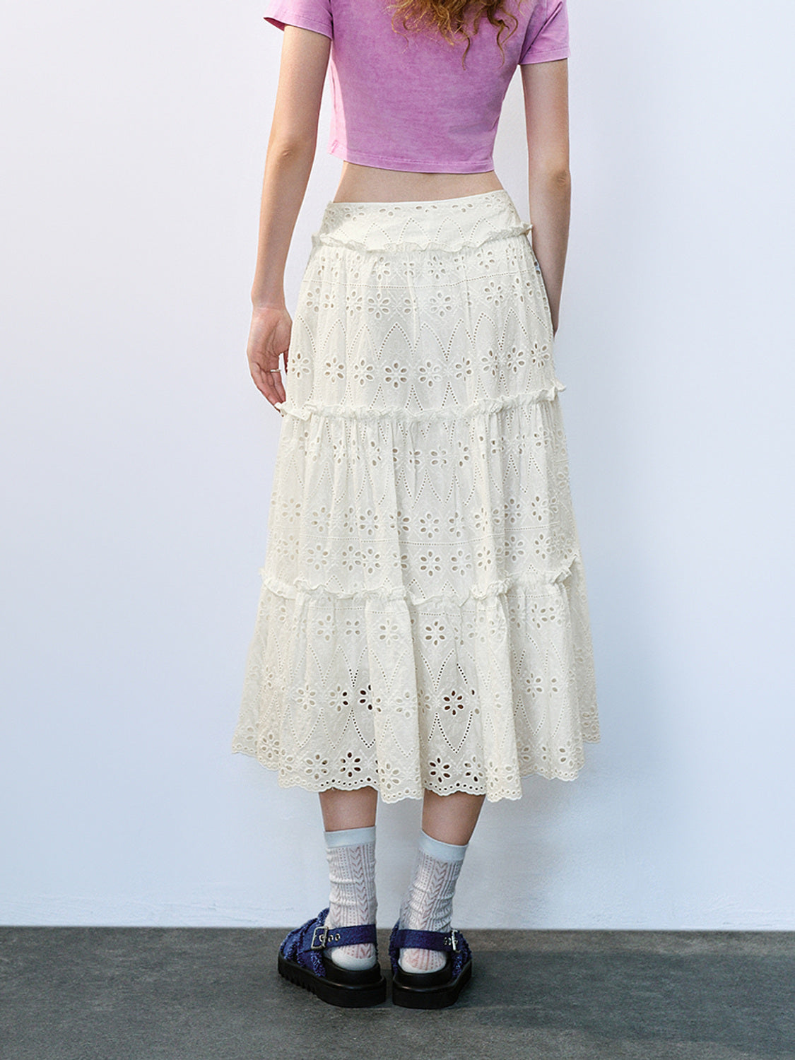 Midi A-Line Skirt