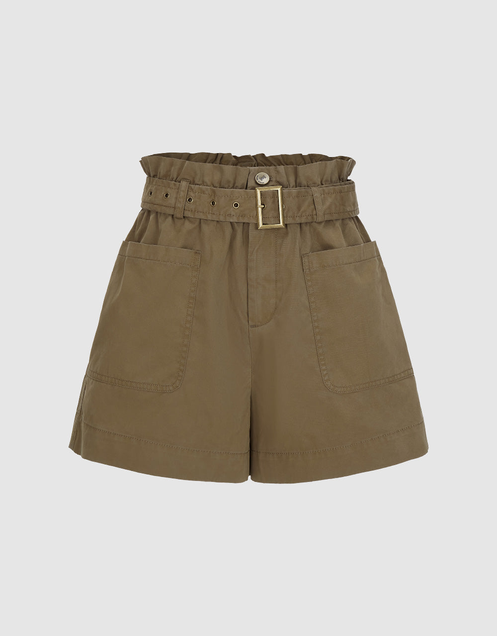 Loose Shorts With Belt
