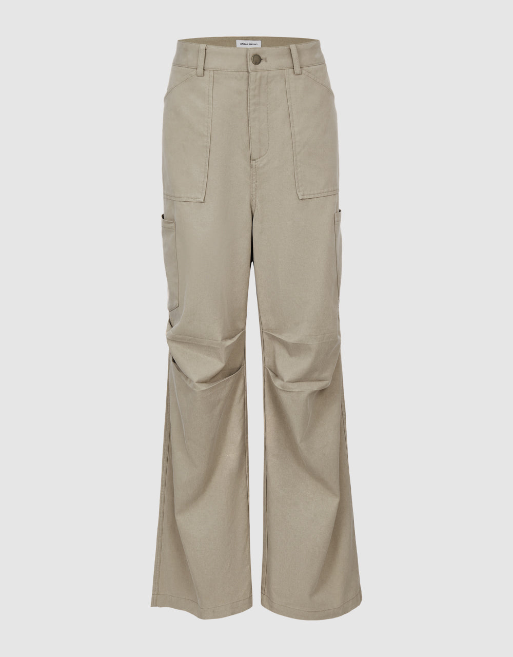 Multi-Pocket Wide-Leg Pants