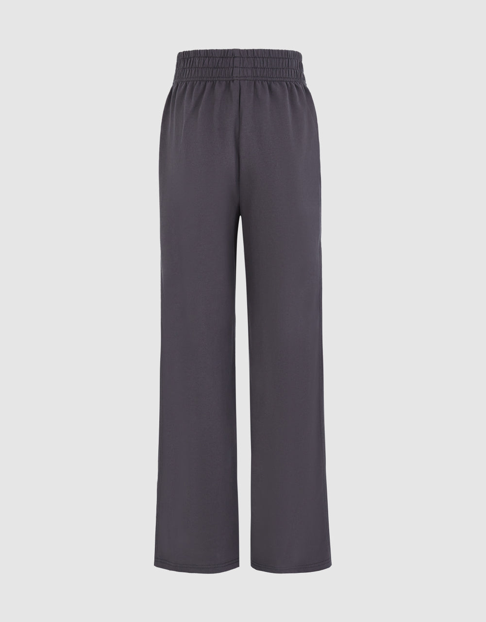 Drawstring Waist Wide-Leg Knitted Pants