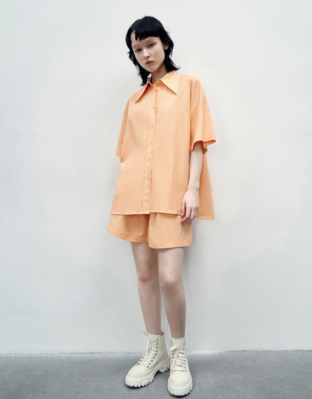 Drawstring Waist Oversized Shorts