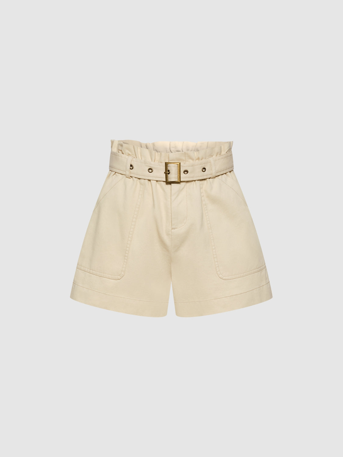 Loose Shorts With Belt