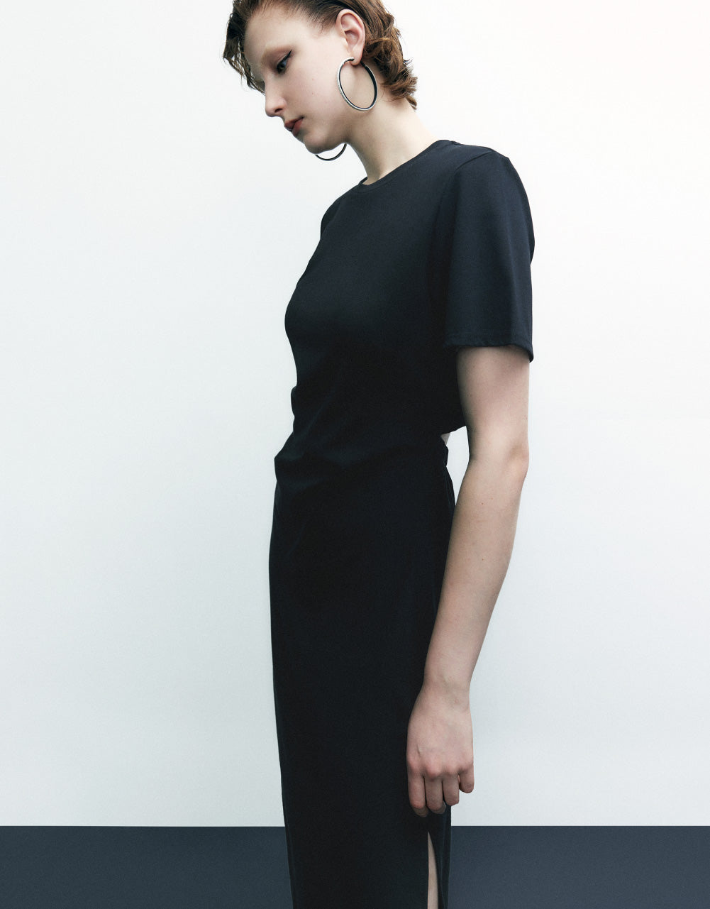 Crew Neck Skater Dress