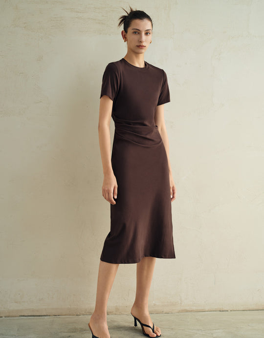 Crew Neck Skater Dress