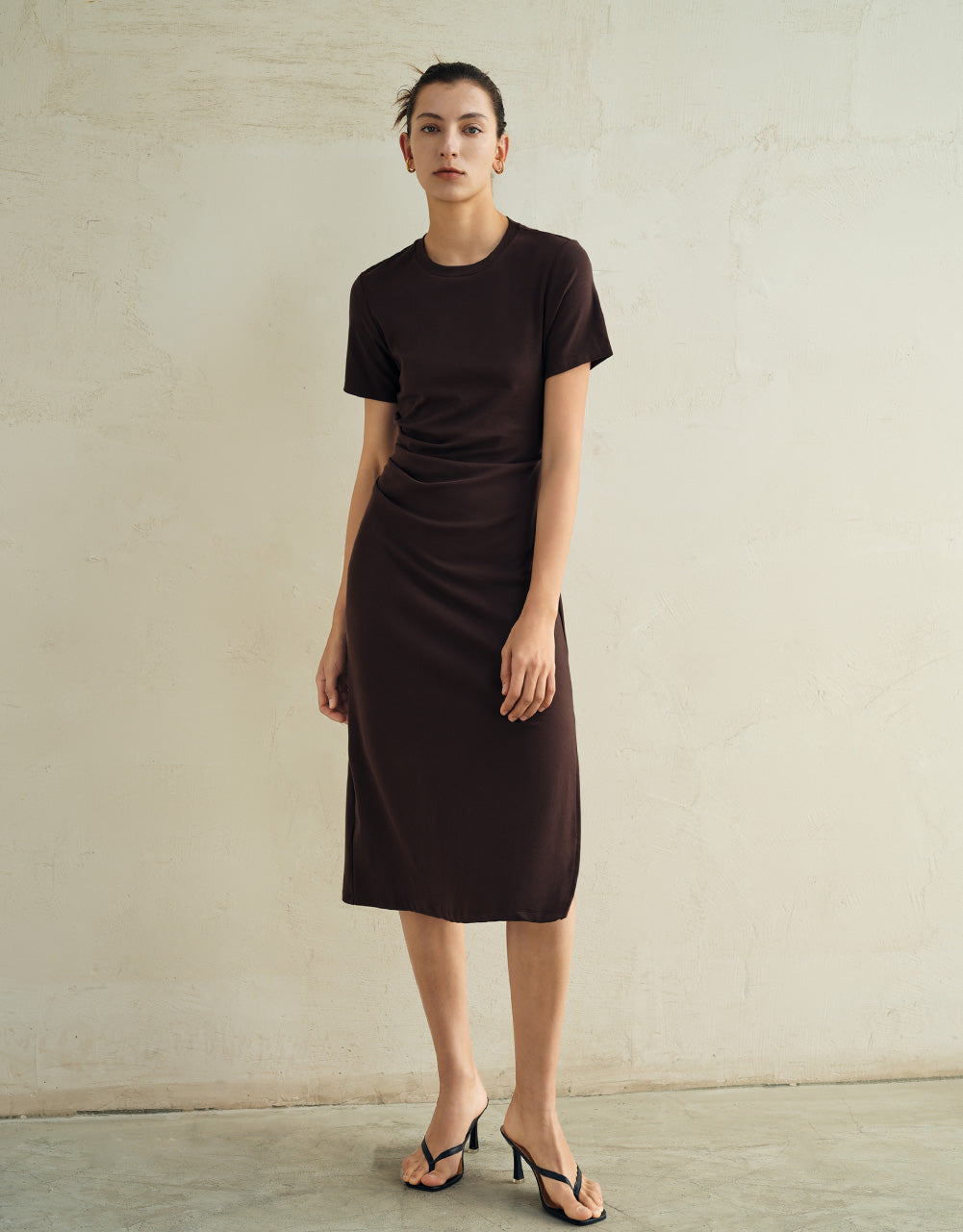 Crew Neck Skater Dress