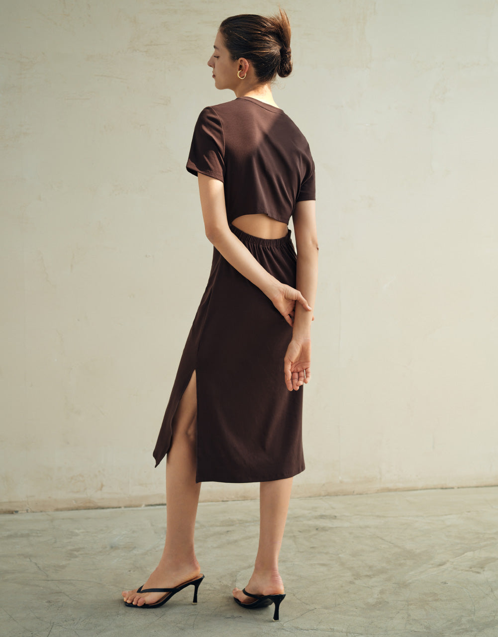 Crew Neck Skater Dress