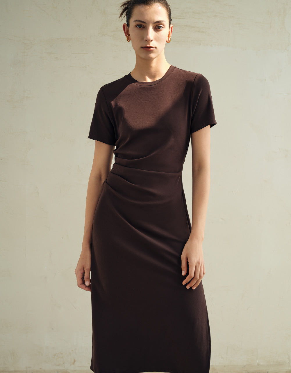 Crew Neck Skater Dress