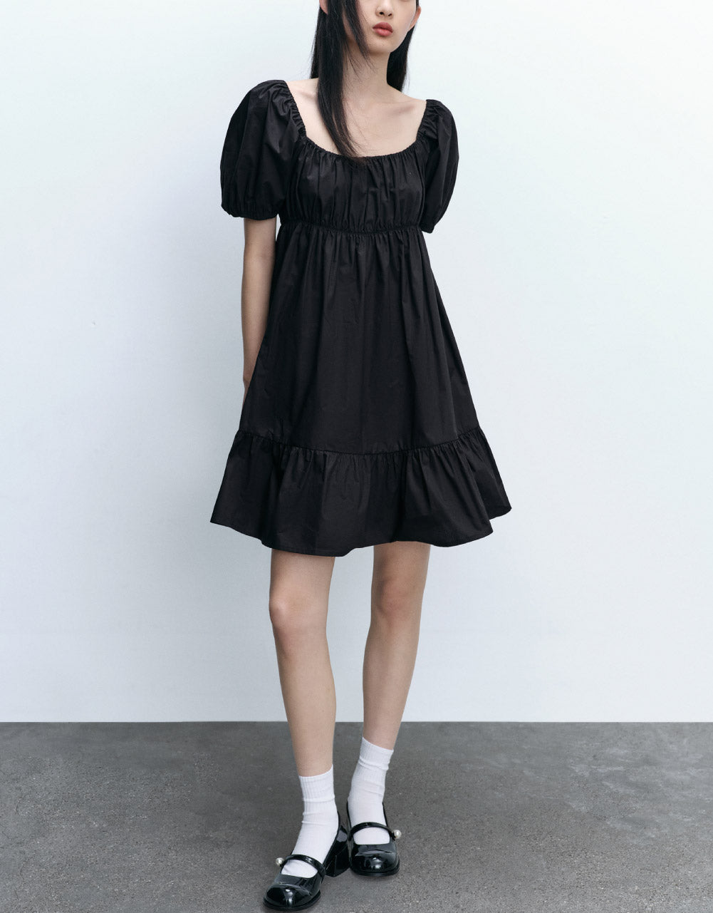 Crew Neck Skater Dress