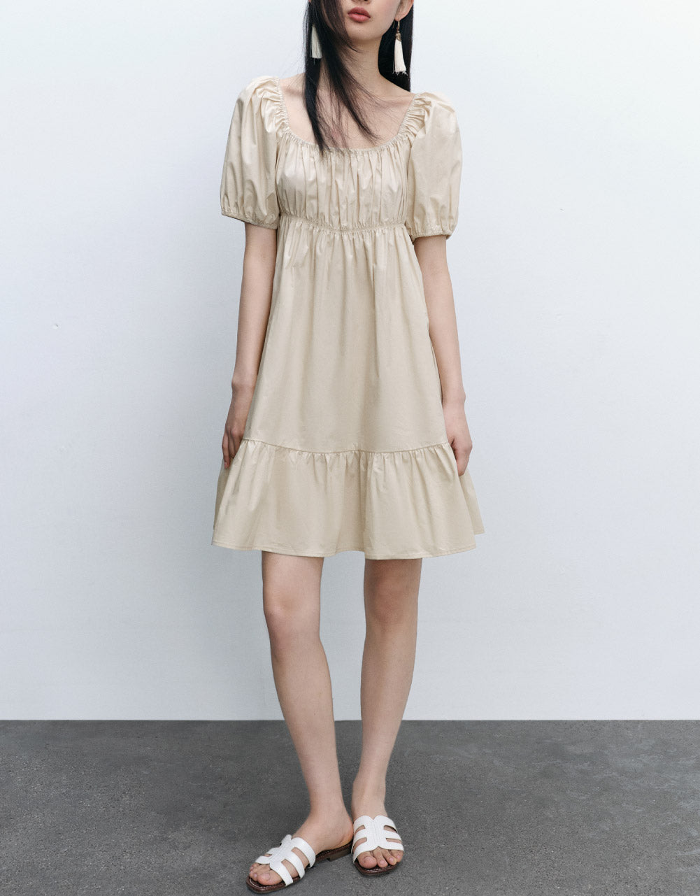 Crew Neck Skater Dress