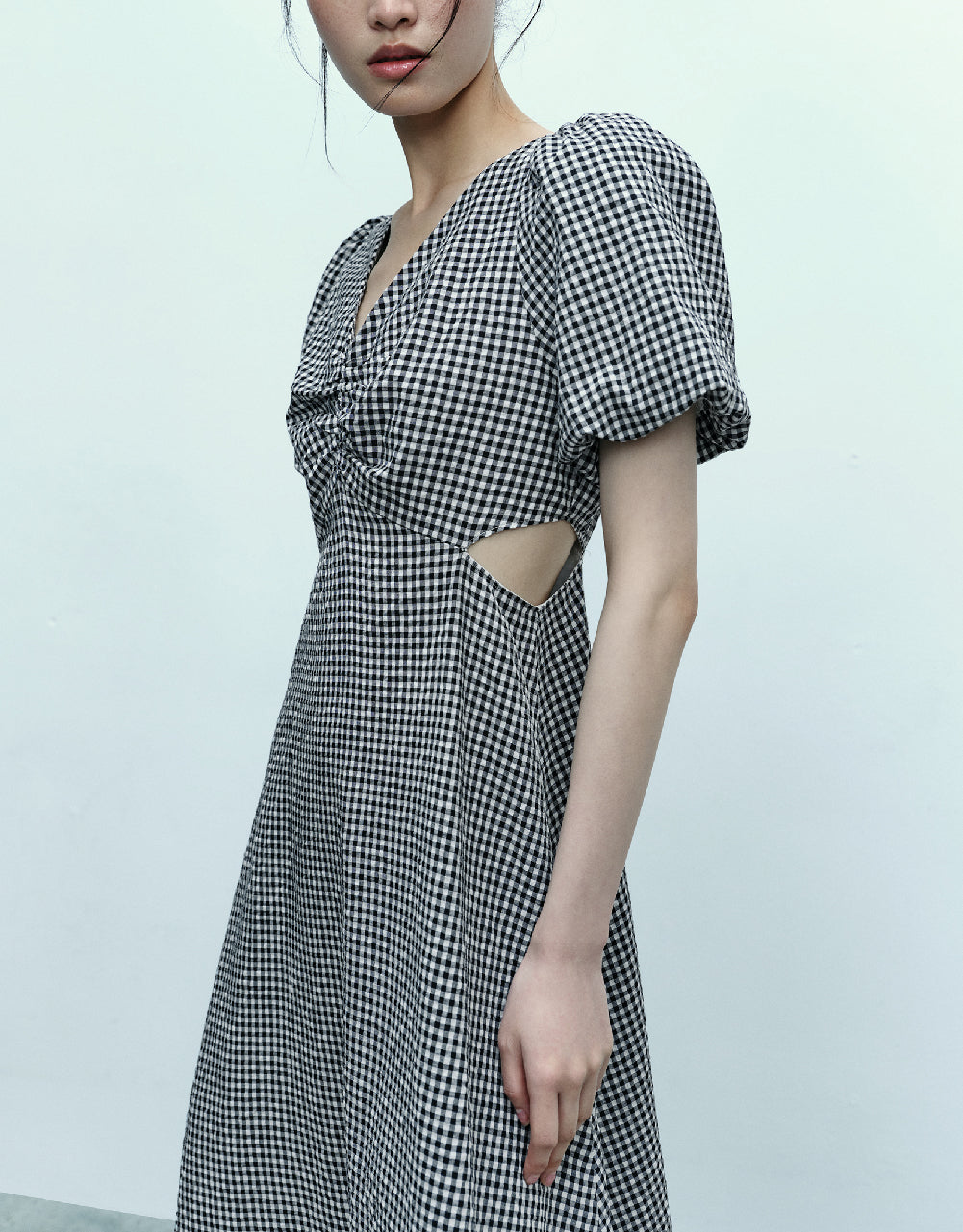 V-Neck Skater Dress