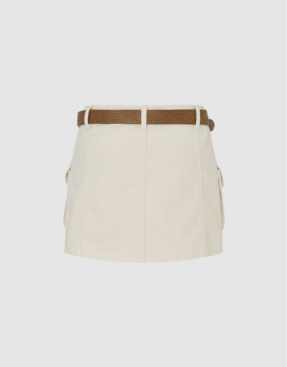 Mini A-Line Denim Skirt