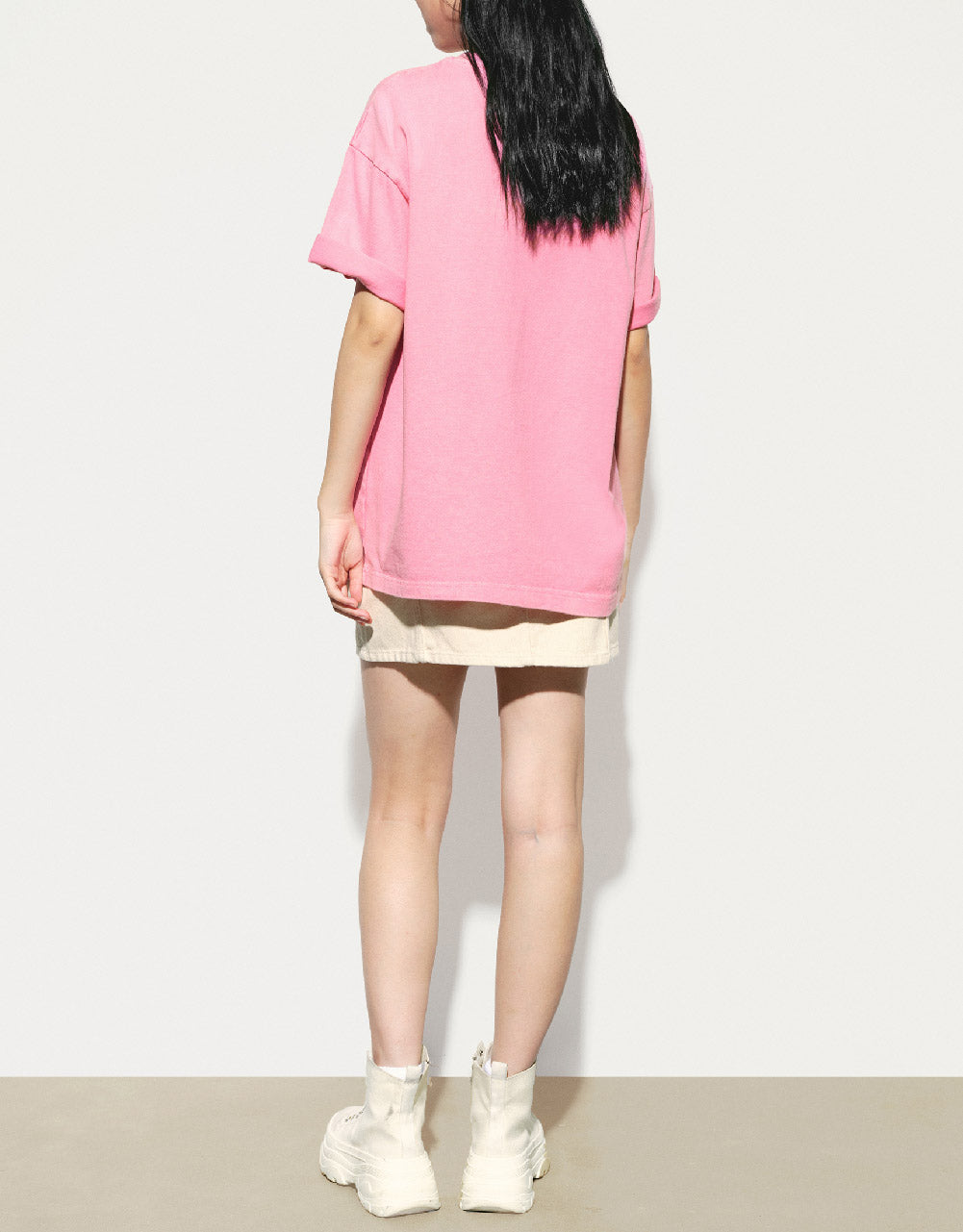 Mini A-Line Denim Skirt